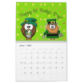 フクロウ暦2025年 カレンダー (3月 2027)