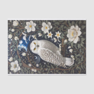 フクロウ月明かりの花 薄葉紙