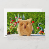 フクロウ木はがき ポストカード (正面/裏面)