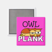 フクロウ板 マグネット (正面/裏面)