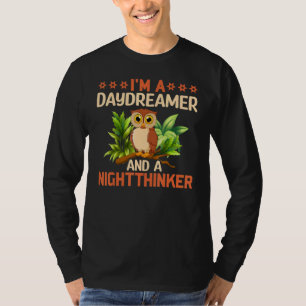 フクロウ森林神話ナイトフクロウ3 Tシャツ