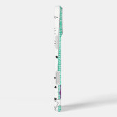 フクロウ樺の木ツリーリネンパーソナライズアイ Case-Mate iPhoneケース (裏面 / 右)