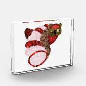フクロウ水平 フォトブロック (左)