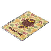 フクロウ漫画ノート ノートブック (左側)