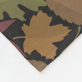 フクロウ漫画フリースブランケット フリースブランケット (角)