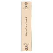 フクロウ漫画卒業テーブルランナー ショートテーブルランナー (正面)