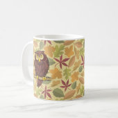 フクロウ漫画 コーヒーマグカップ (正面左)