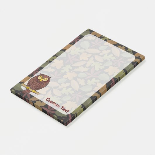 フクロウ漫画 ポストイット (アングル)