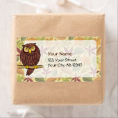 フクロウ漫画 ラベル (インサイチュ)