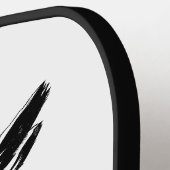 フクロウ漬けボールパドル ピックルボールラケット (左詳細)