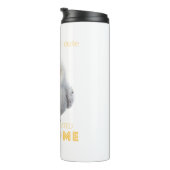 フクロウ濃縮素晴らしかわいい可愛いおもしろい引用文 タンブラー (回転右)