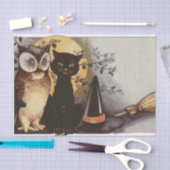 フクロウ猫帽子オオオオオオオ！ 薄葉紙 (クラフト)