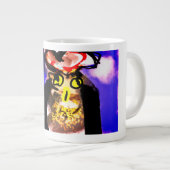 フクロウ王 ジャンボコーヒーマグカップ (正面右)