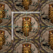 フクロウ目地 ファブリック (タイル)