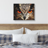 フクロウ目 キャンバスプリント (インサイチュ (寝室))