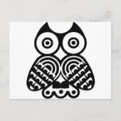 フクロウ目 ポストカード (正面)
