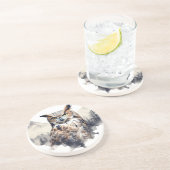 フクロウ砂岩コースター コースター (側面)