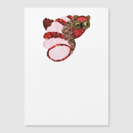 フクロウ磁気カード (正面)