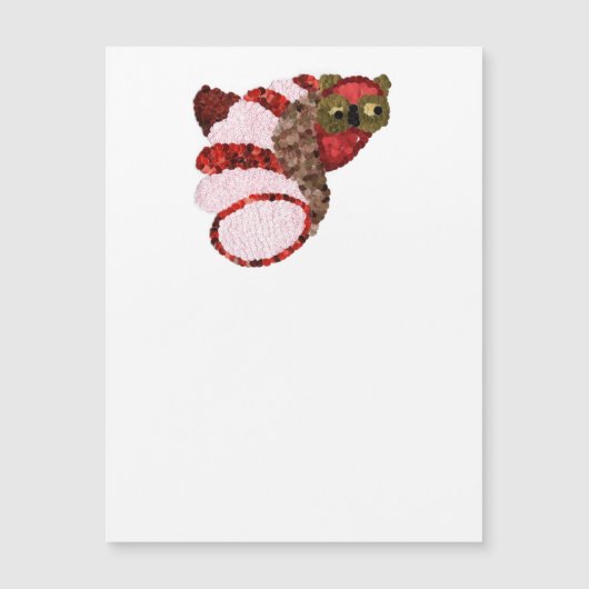 フクロウ磁気カード (正面)