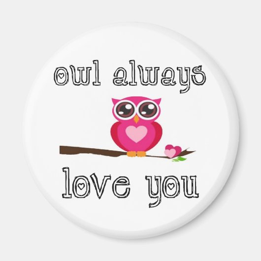 フクロウ磁石！ マグネット (正面)