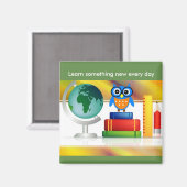 フクロウ磁石 マグネット (正面/裏面)