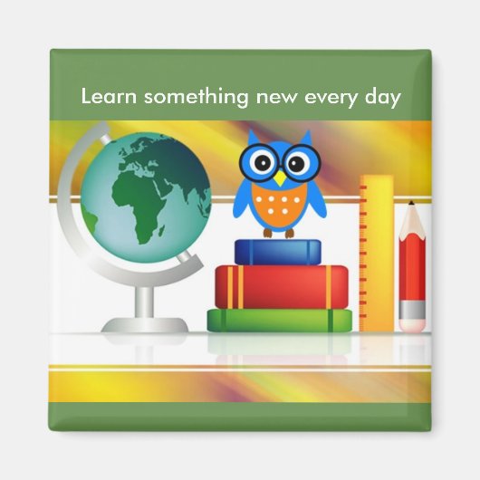 フクロウ磁石 マグネット (正面)