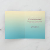 フクロウ神よ!誕生日おもしろい誕生日 カード (内部)