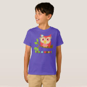 フクロウ私はやじり声です Tシャツ (正面フル)