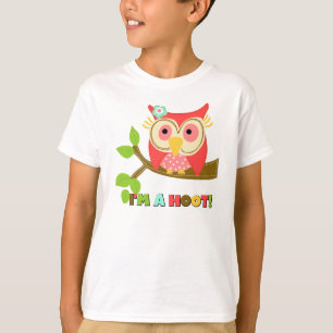 フクロウ私はやじり声です Tシャツ