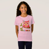 フクロウ私はやじり声です Tシャツ (正面フル)
