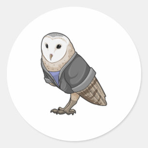 フクロウ秘書 ラウンドシール