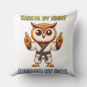 フクロウ空手スポーツ武術アーツトレーニング クッション (正面)