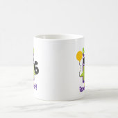 フクロウ第6誕生日Tシャツ&ギフト コーヒーマグカップ (中央)