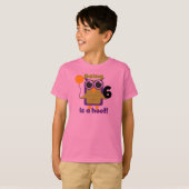 フクロウ第6誕生日Tシャツ&ギフト Tシャツ (正面フル)