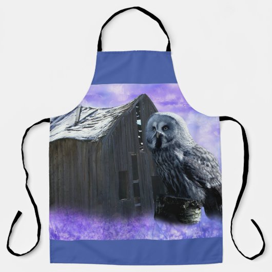 フクロウ納屋 エプロン (正面)