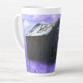 フクロウ納屋 カフェラテマグ (左アングル)