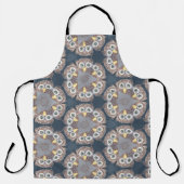 フクロウ絵画のデザインエプロン エプロン (正面)