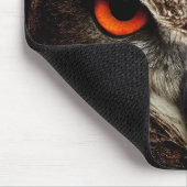 フクロウ美しい マウスパッド (コーナー)