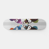 フクロウ群 スケートボード (横)
