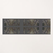 フクロウ羽模様ヨガマット ヨガマット (正面(横))