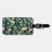 フクロウ荷物タグ ラゲッジタグ (正面横)