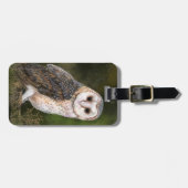 フクロウ荷物タグ ラゲッジタグ (正面横)