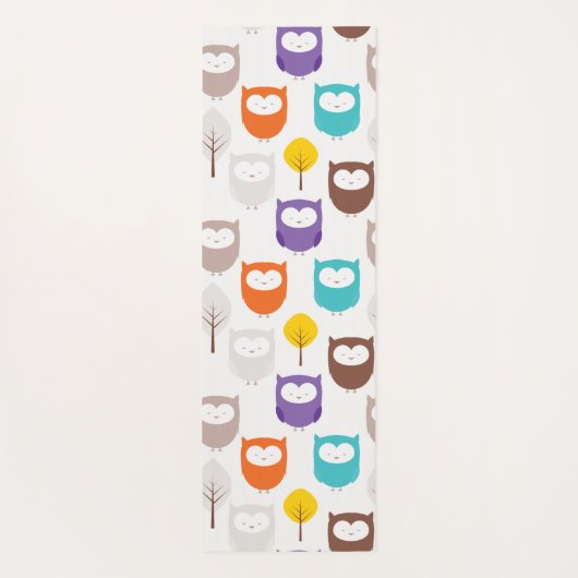 フクロウ葉ズ ヨガマット (裏面)