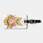 フクロウ葉 ラゲッジタグ (正面横)