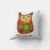 フクロウ装飾用クッション クッション (裏面)