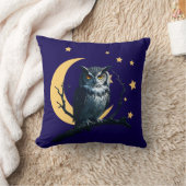 フクロウ装飾用クッション クッション (ブランケット)