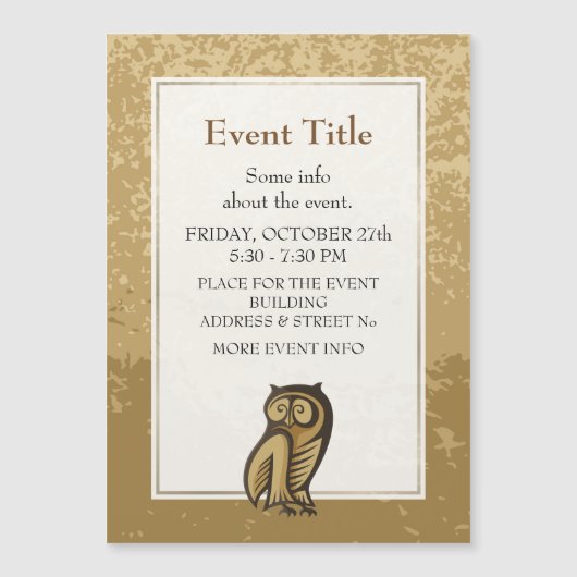 フクロウ記号の色 (正面)