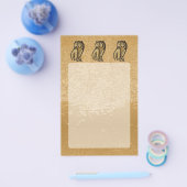 フクロウ記号の色 チラシ (シングル)