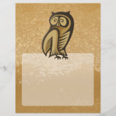 フクロウ記号の色 チラシ (裏面)