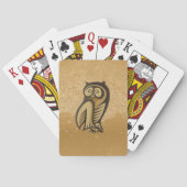 フクロウ記号の色 トランプ (裏面)